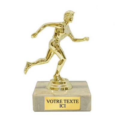 Trophée course femme plastique 11cm - FST1020