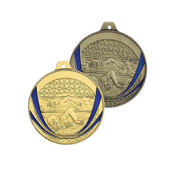 Médaille natation Ø50mm - M254R