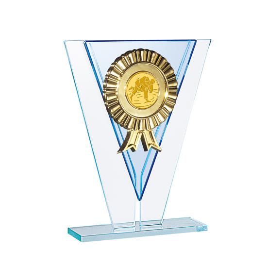 Trophée verre personnalisable 13cm