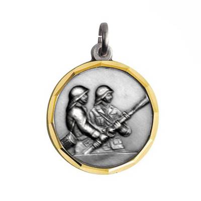 Médaille pompier Ø32mm - MISPOMPIERARG