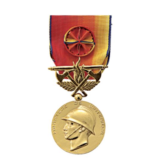 Médaille services exceptionnels Vermeil