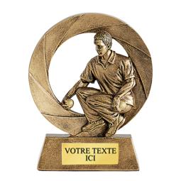 Trophée pétanque résine 11cm - RS3118