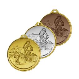 Médaille laiton BMX Ø50mm - FSM50RBMX