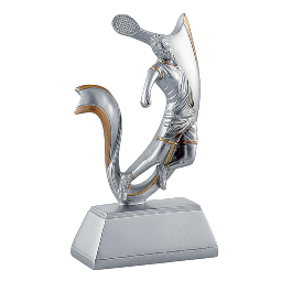 Trophée badminton résine 15cm