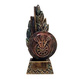 Trophée fléchette résine 21cm