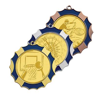 Médaille bicolore Ø70mm