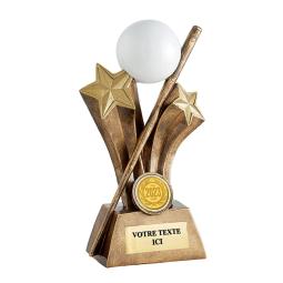 Trophe billard rsine 20cm