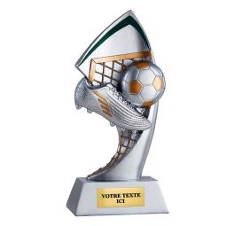 Trophée foot résine <br>3 tailles disponibles