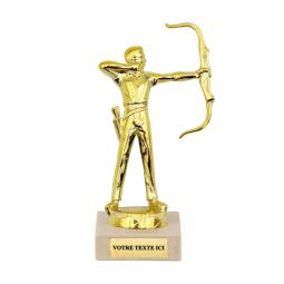 Trophée tir à l'arc homme métal 14cm