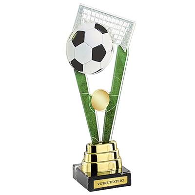 Trophée foot plexiglas 26cm - PN027