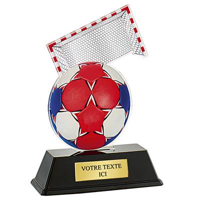 Trophée handball plexiglas 16cm - PN031