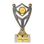 Trophée porte-centre métal