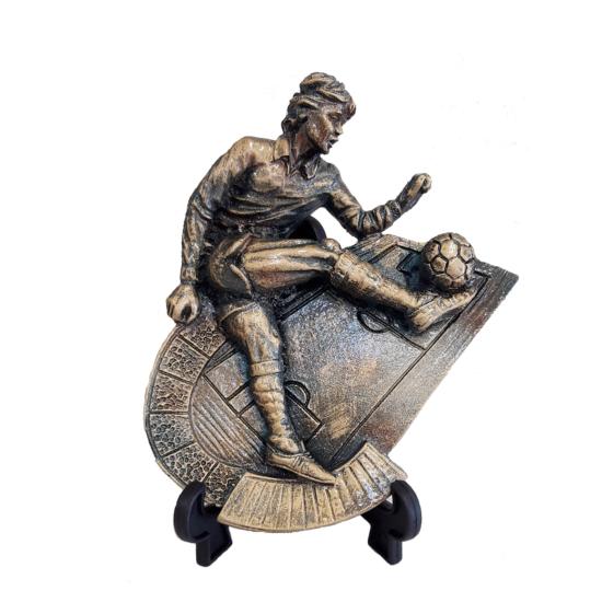 Trophée foot résine 20x24cm - FST1075