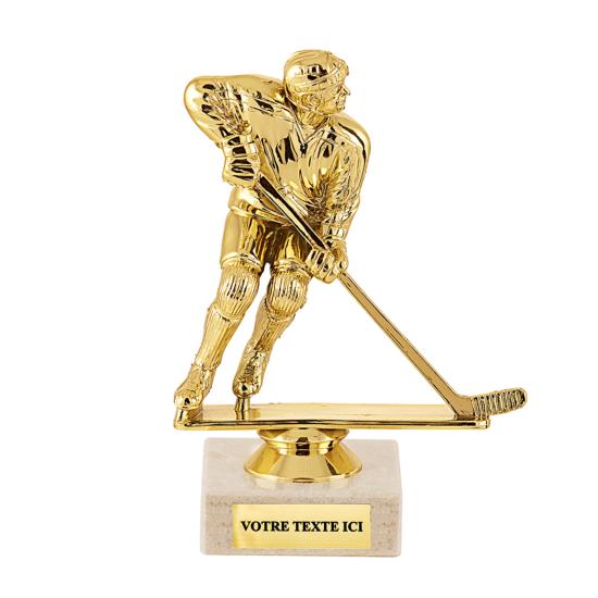 Trophée hockey sur glace plastique 15cm