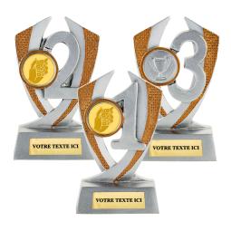 Trophée porte-centre résine