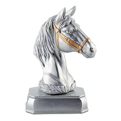 Trophée équitation résine 28cm