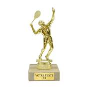 Trophée tennis plastique 14cm - FST1024