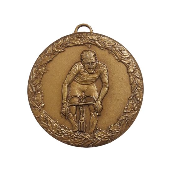 Médaille cyclisme bronze Ø50mm