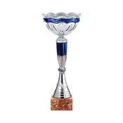 Coupe argent bleu 38cm - TDF15B