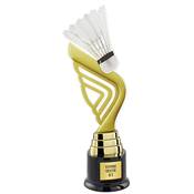 Trophée badminton plexiglas 31cm - PN014