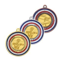 Médaille bleu blanc rouge Ø50mm