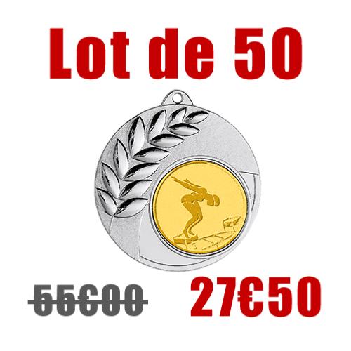 Médaille Ø50mm lot 50
