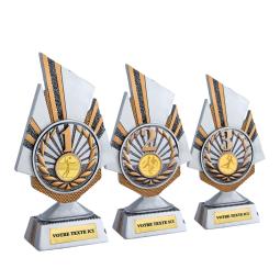 Trophée personnalisé résine 1 2 3