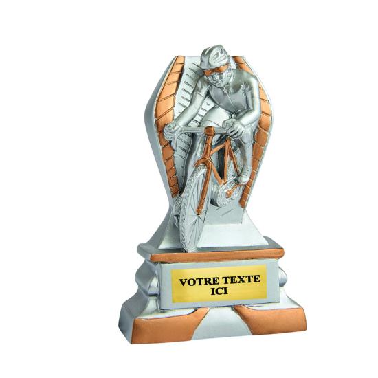 Trophée cyclisme résine 12 cm