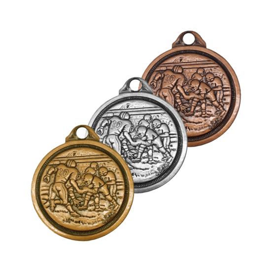 Médaille foot américain Ø40mm - FSM40RFOOTAM