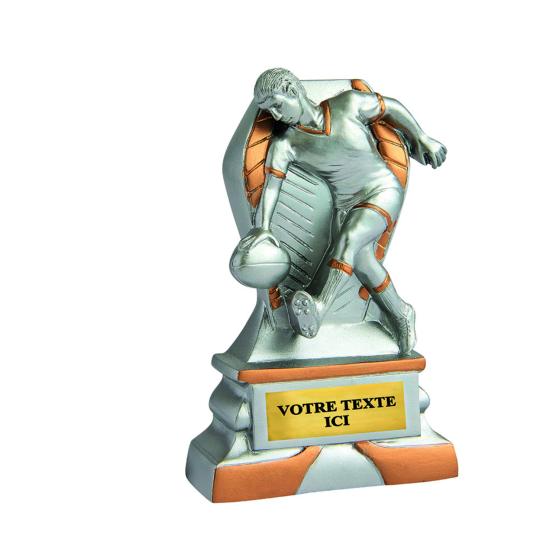 Trophée rugby résine 12cm