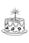 ED12 - Gâteau d'anniversaire